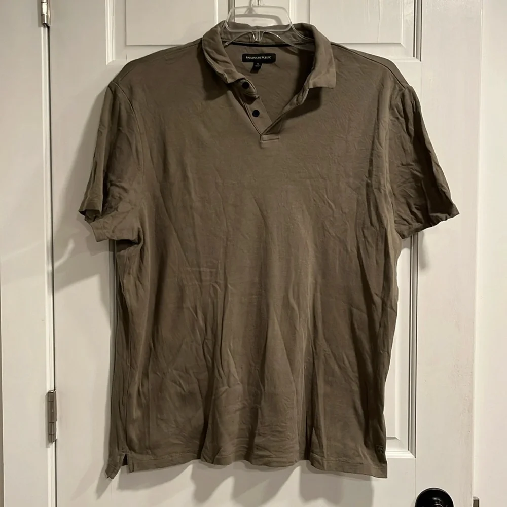 Banana Republic Olive Green Polo